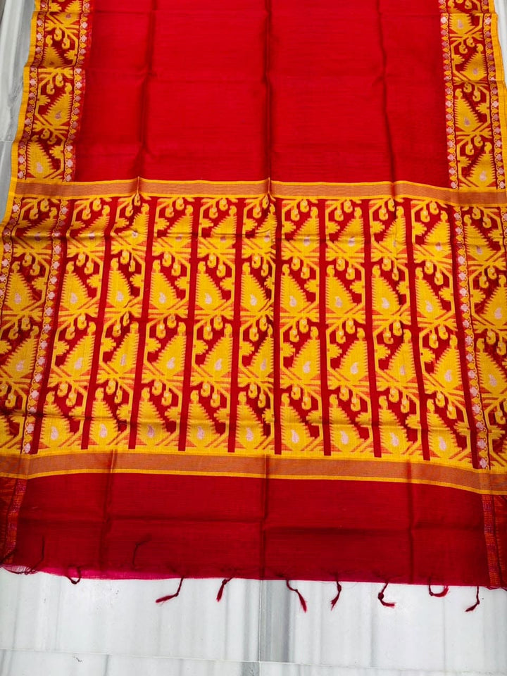 Prothom Boishakh(প্রথম বৈশাখ) Premium Kota Jamdani Saree
