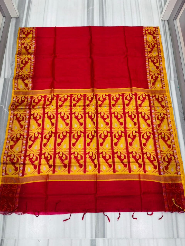 Prothom Boishakh(প্রথম বৈশাখ) Premium Kota Jamdani Saree