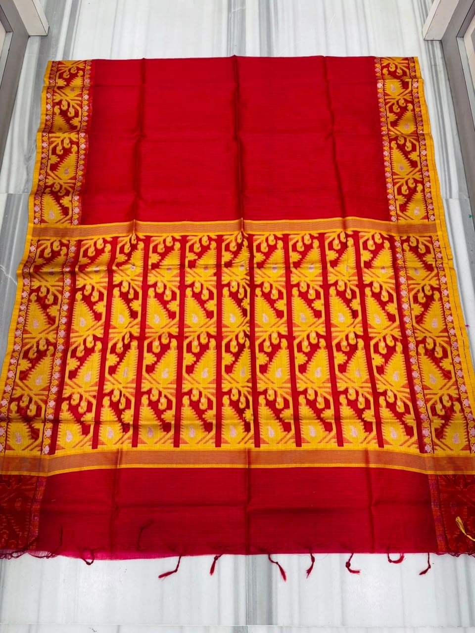 Prothom Boishakh(প্রথম বৈশাখ) Premium Kota Jamdani Saree