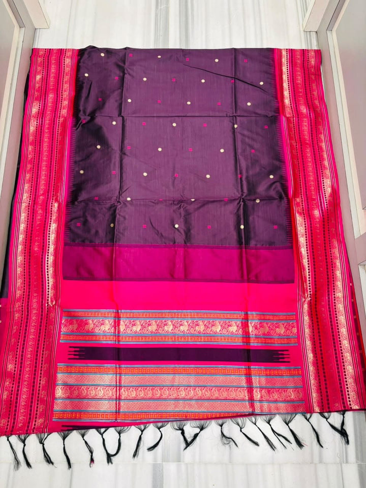 An Affair with Royalty Premium Semi Assam Silk Saree