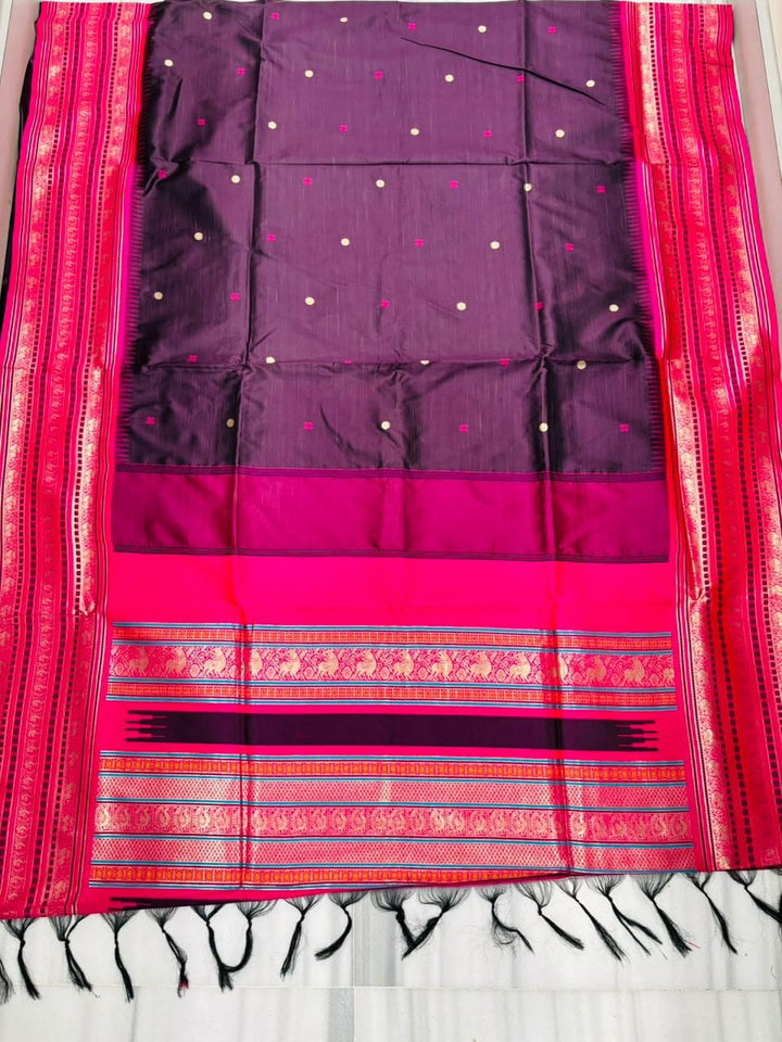 An Affair with Royalty Premium Semi Assam Silk Saree