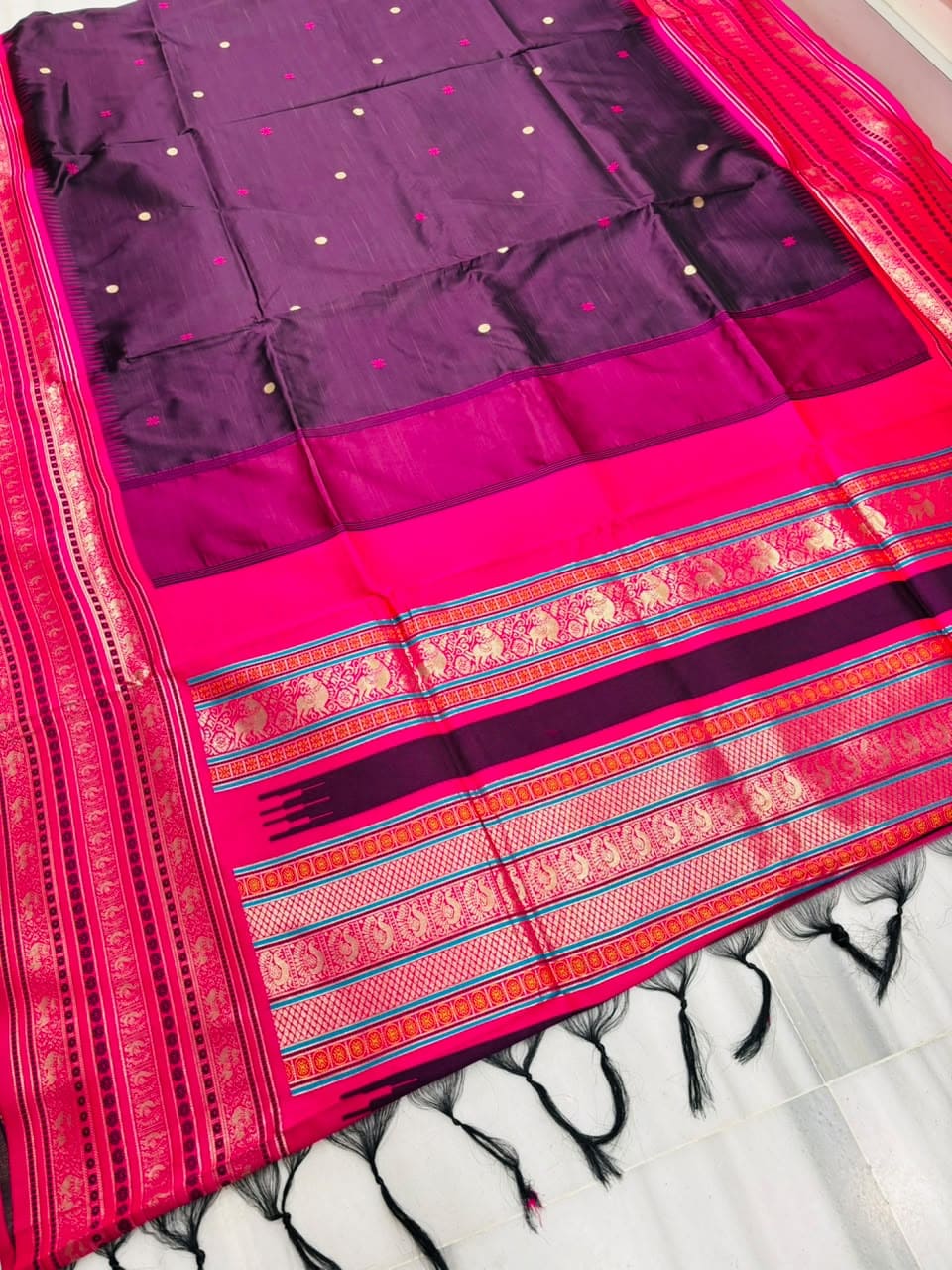 An Affair with Royalty Premium Semi Assam Silk Saree