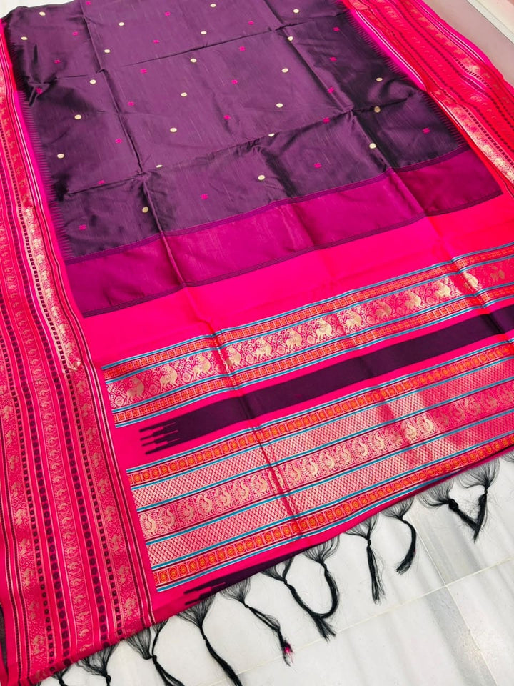 An Affair with Royalty Premium Semi Assam Silk Saree