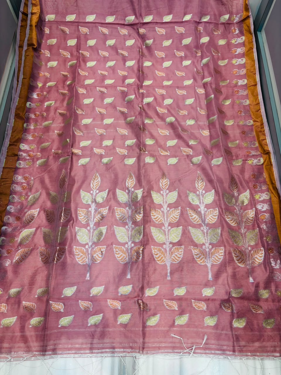 Patrachhaya - Khadi  Cotton Saree