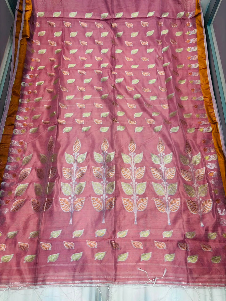 Patrachhaya - Khadi  Cotton Saree