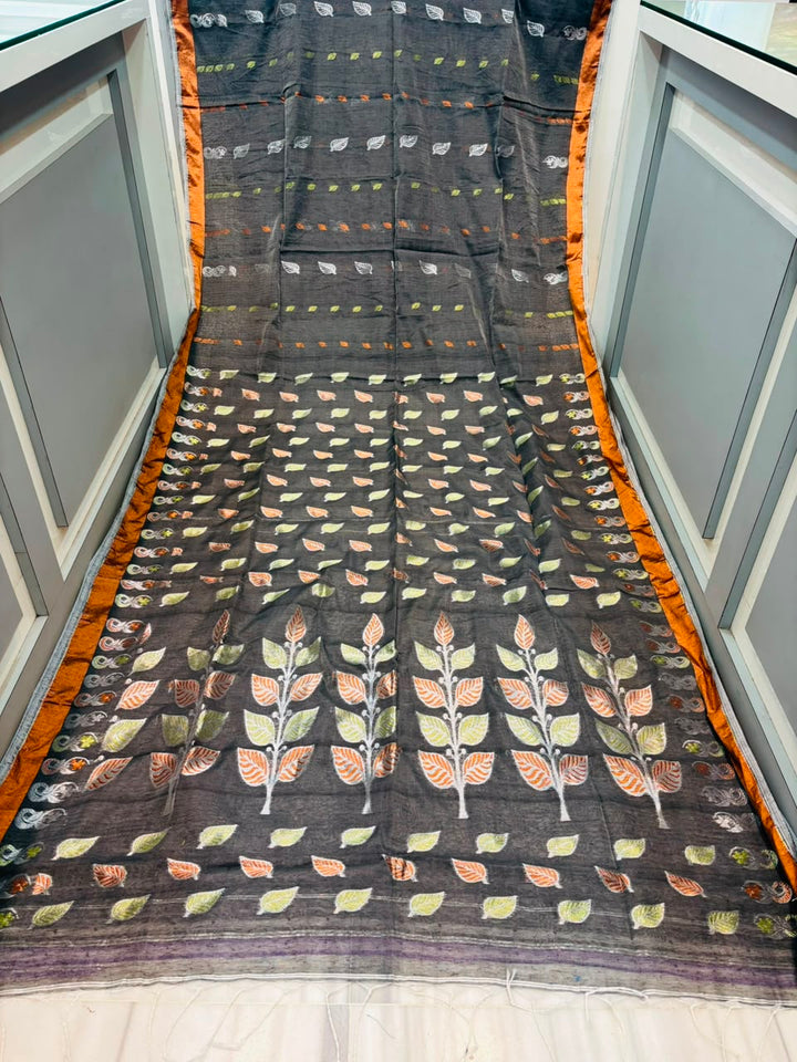 Patrachhaya - Khadi  Cotton Saree