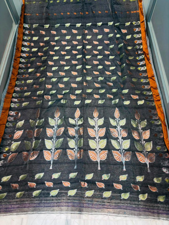 Patrachhaya - Khadi  Cotton Saree
