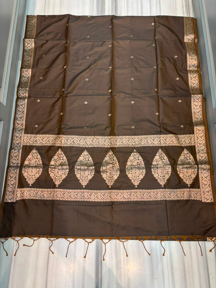 Maharani Moment - Muga Katan Silk Saree