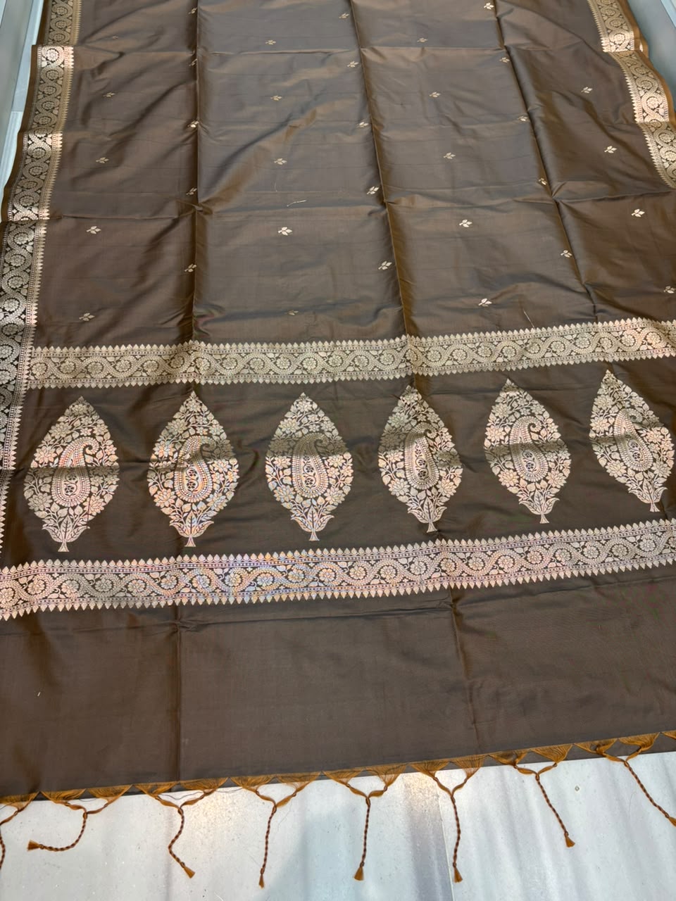 Maharani Moment - Muga Katan Silk Saree