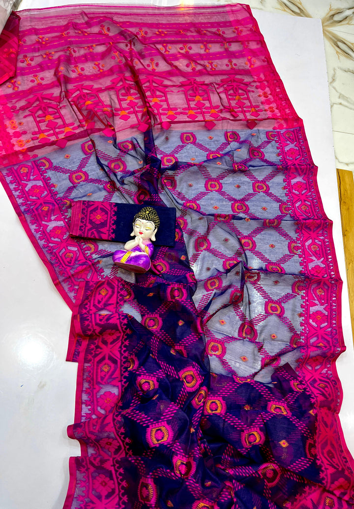 Pujar Shaj Bengal Jamdani Saree