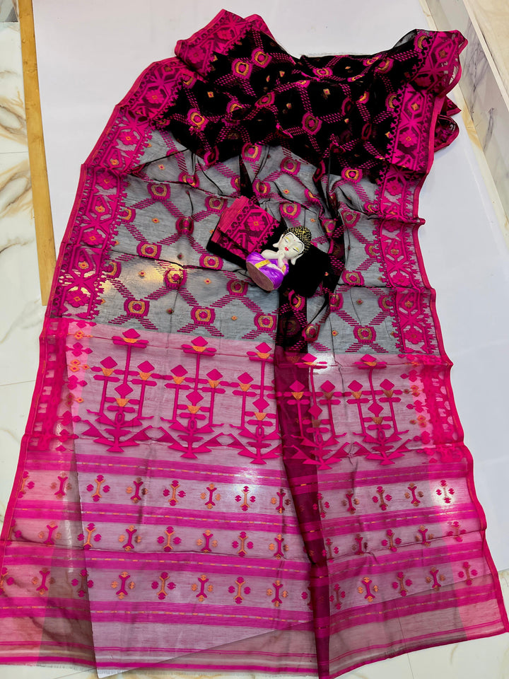 Pujar Shaj Bengal Jamdani Saree