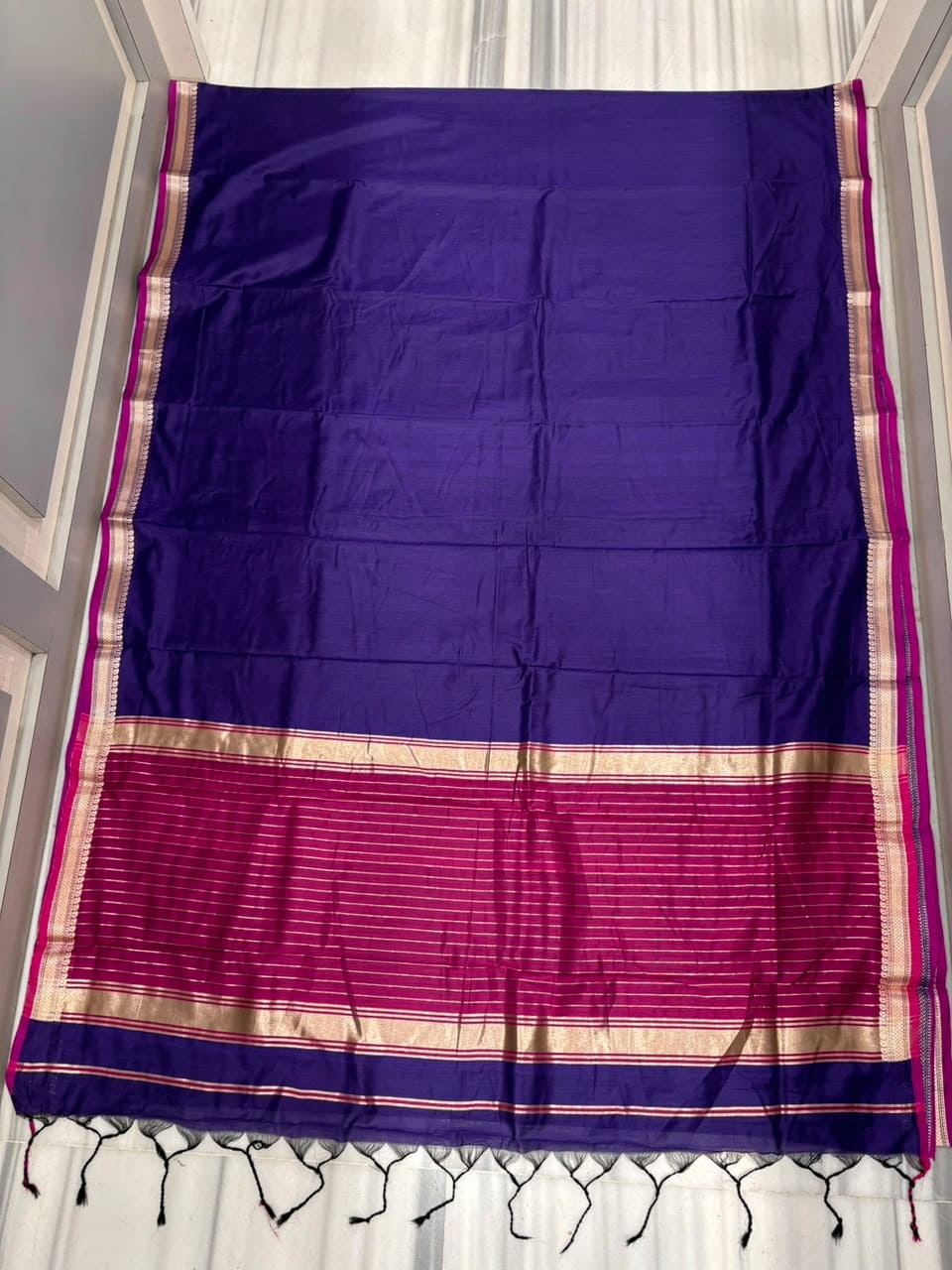Navi Saaj - Muga Maheswari Cotton Saree