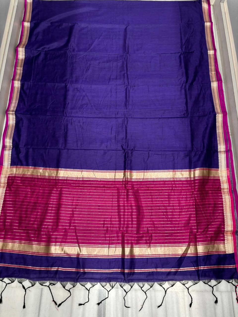 Navi Saaj - Muga Maheswari Cotton Saree