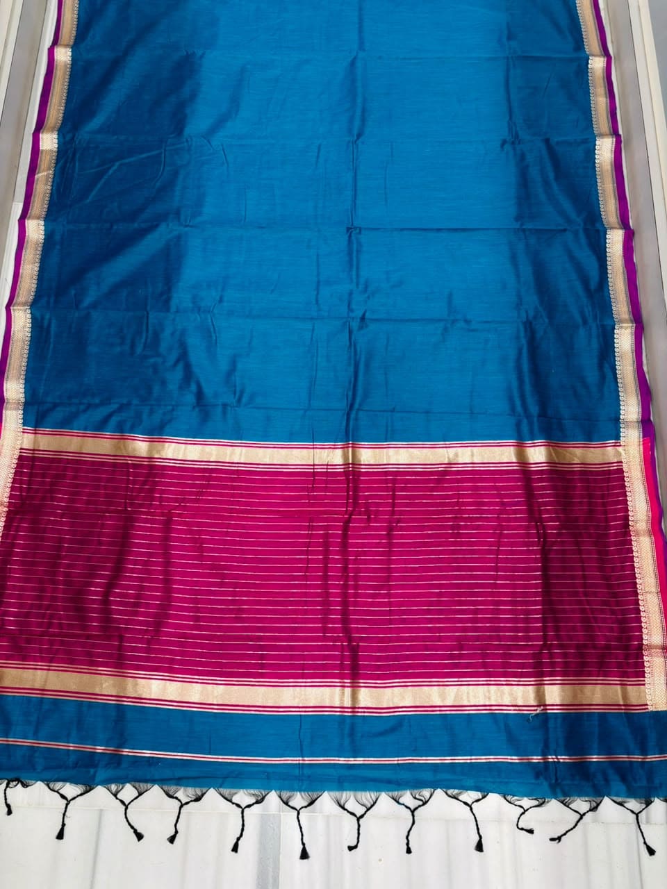Navi Saaj - Muga Maheswari Cotton Saree