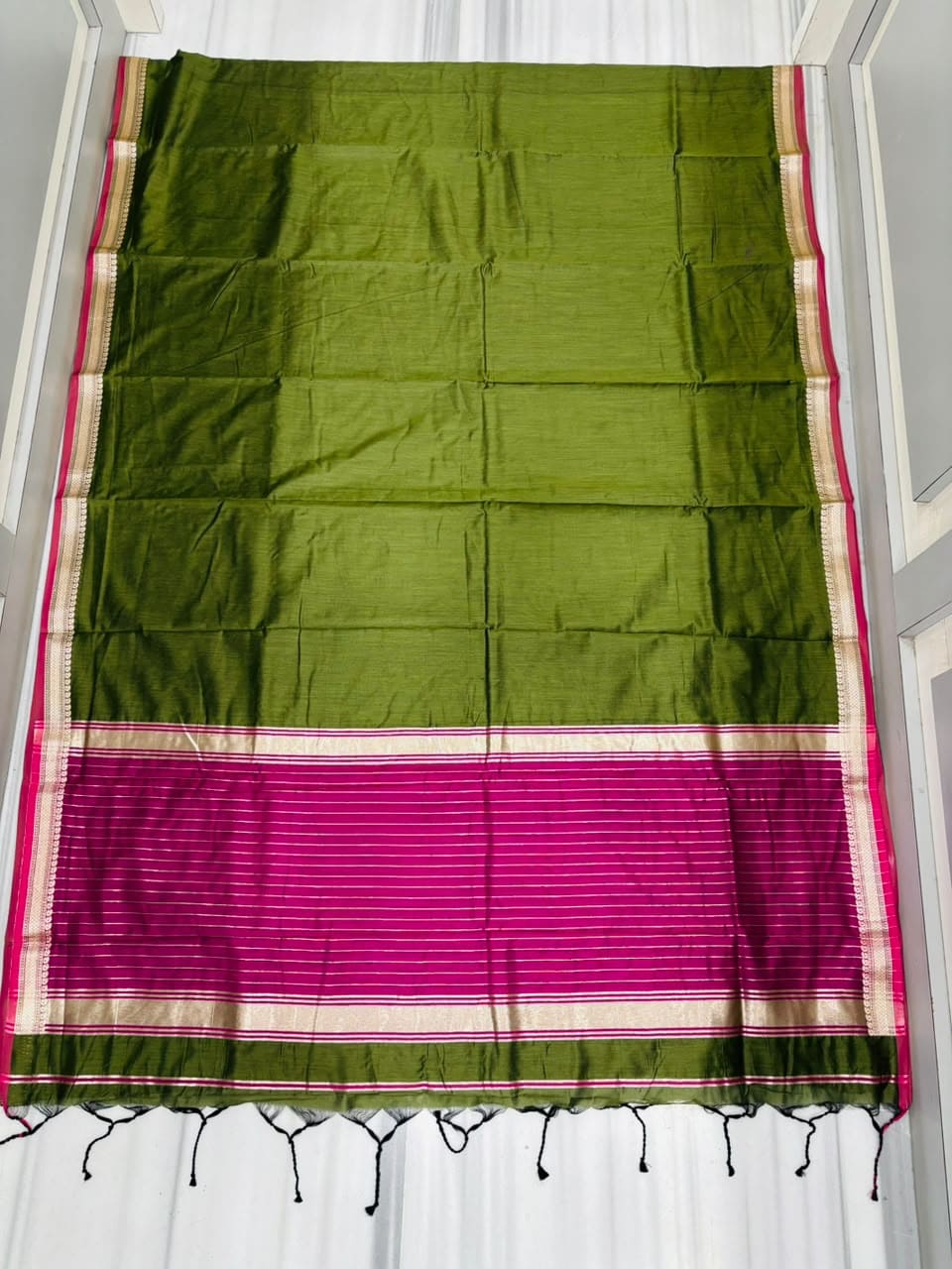 Navi Saaj - Muga Maheswari Cotton Saree