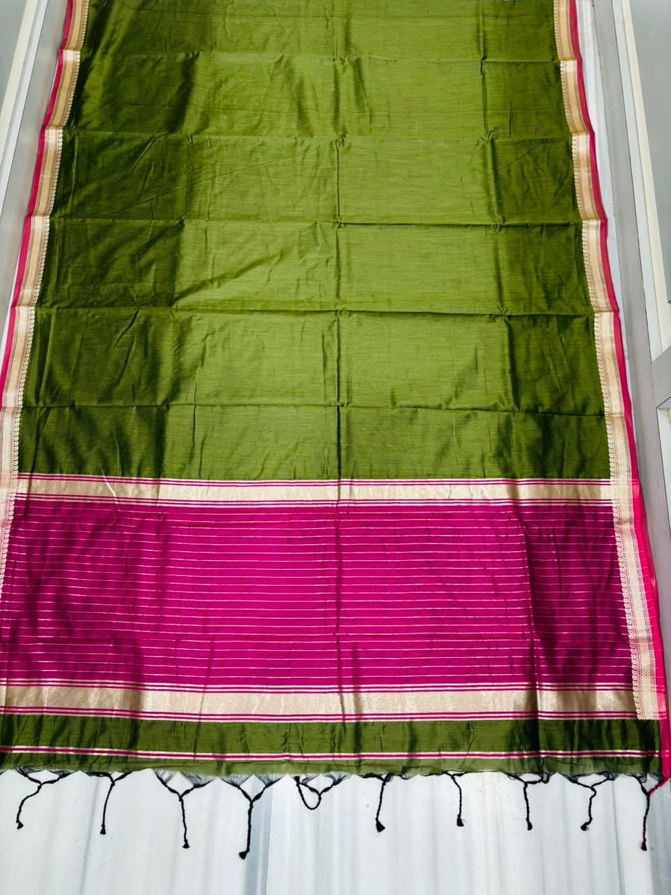 Navi Saaj - Muga Maheswari Cotton Saree