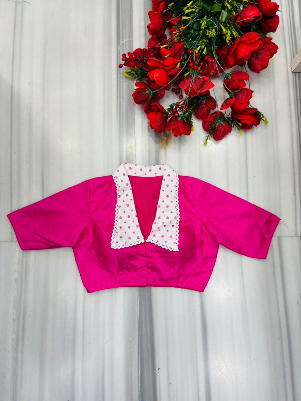 Stolen by Lovers – Embroidered Cotton Silk Designer Blouse