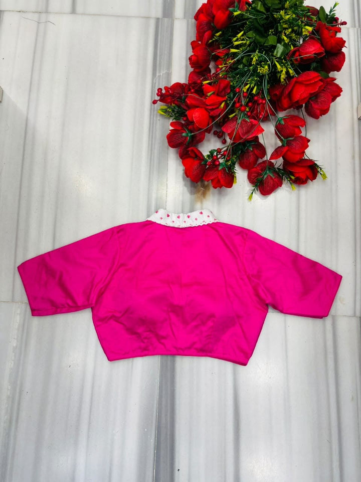 Stolen by Lovers – Embroidered Cotton Silk Designer Blouse
