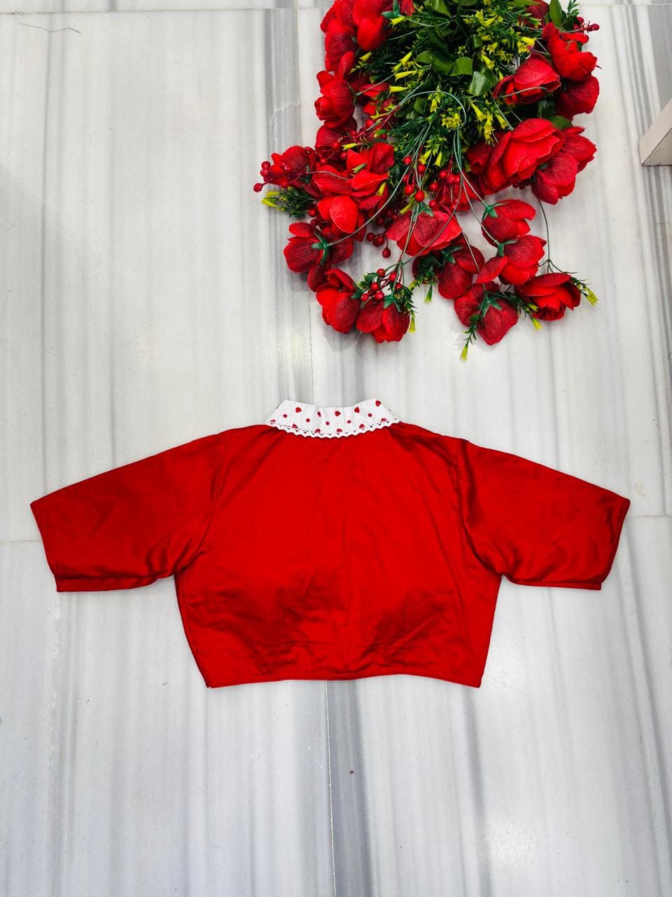 Stolen by Lovers – Embroidered Cotton Silk Designer Blouse