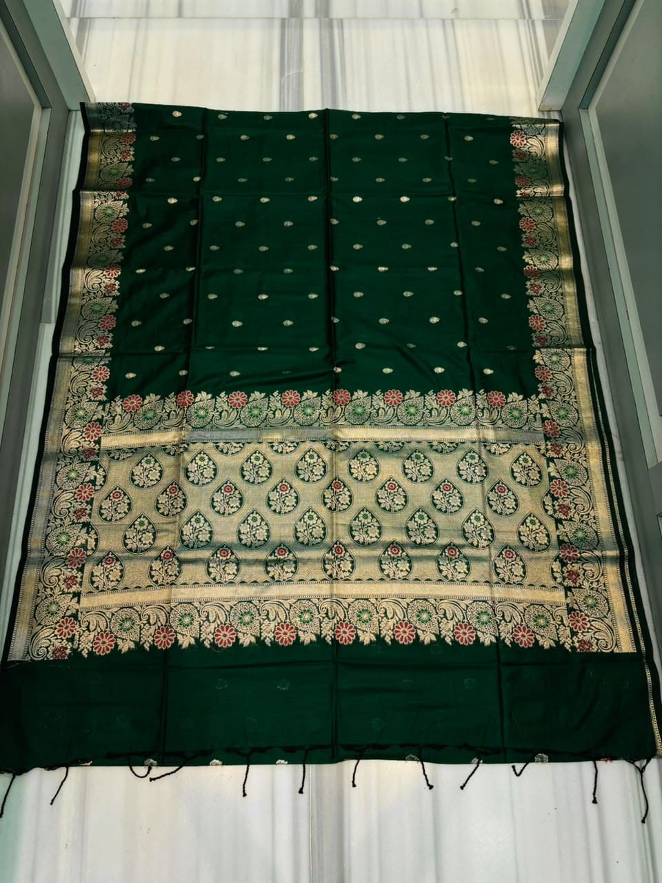 A Promise in Motion – Muga Katan Silk Designer Saree