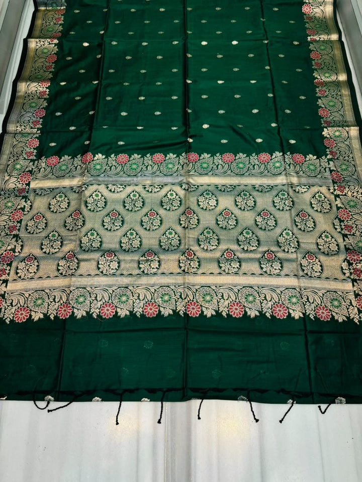 A Promise in Motion – Muga Katan Silk Designer Saree