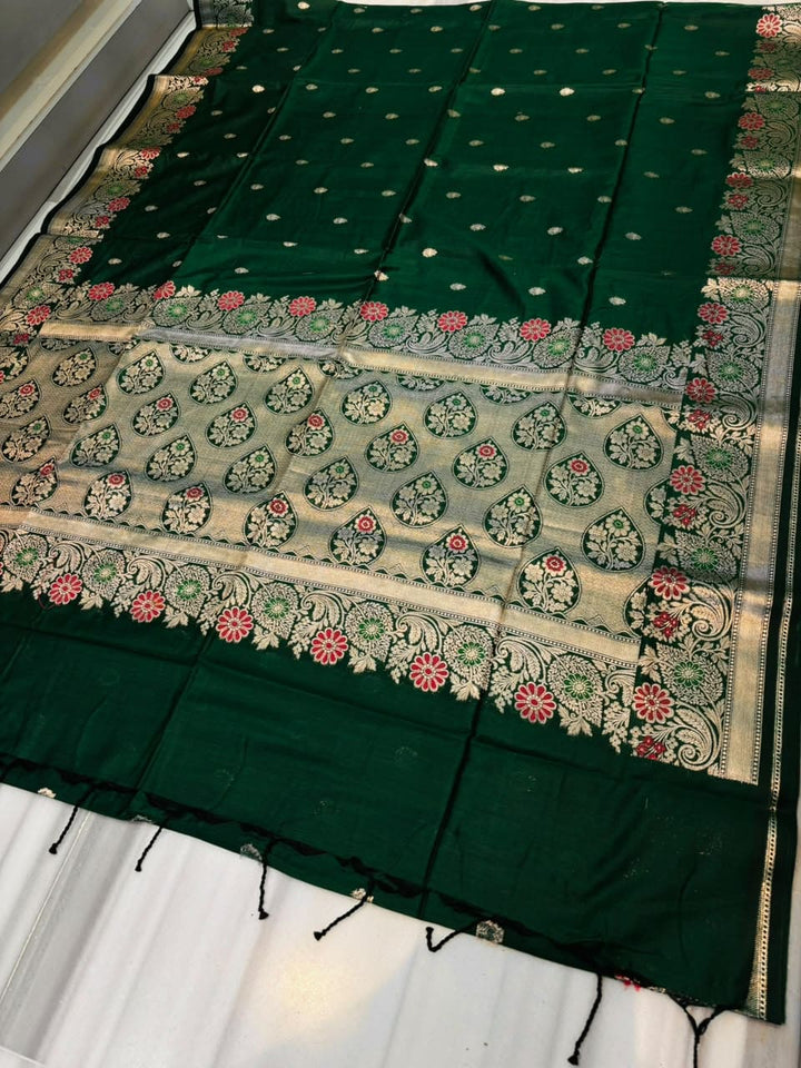 A Promise in Motion – Muga Katan Silk Designer Saree
