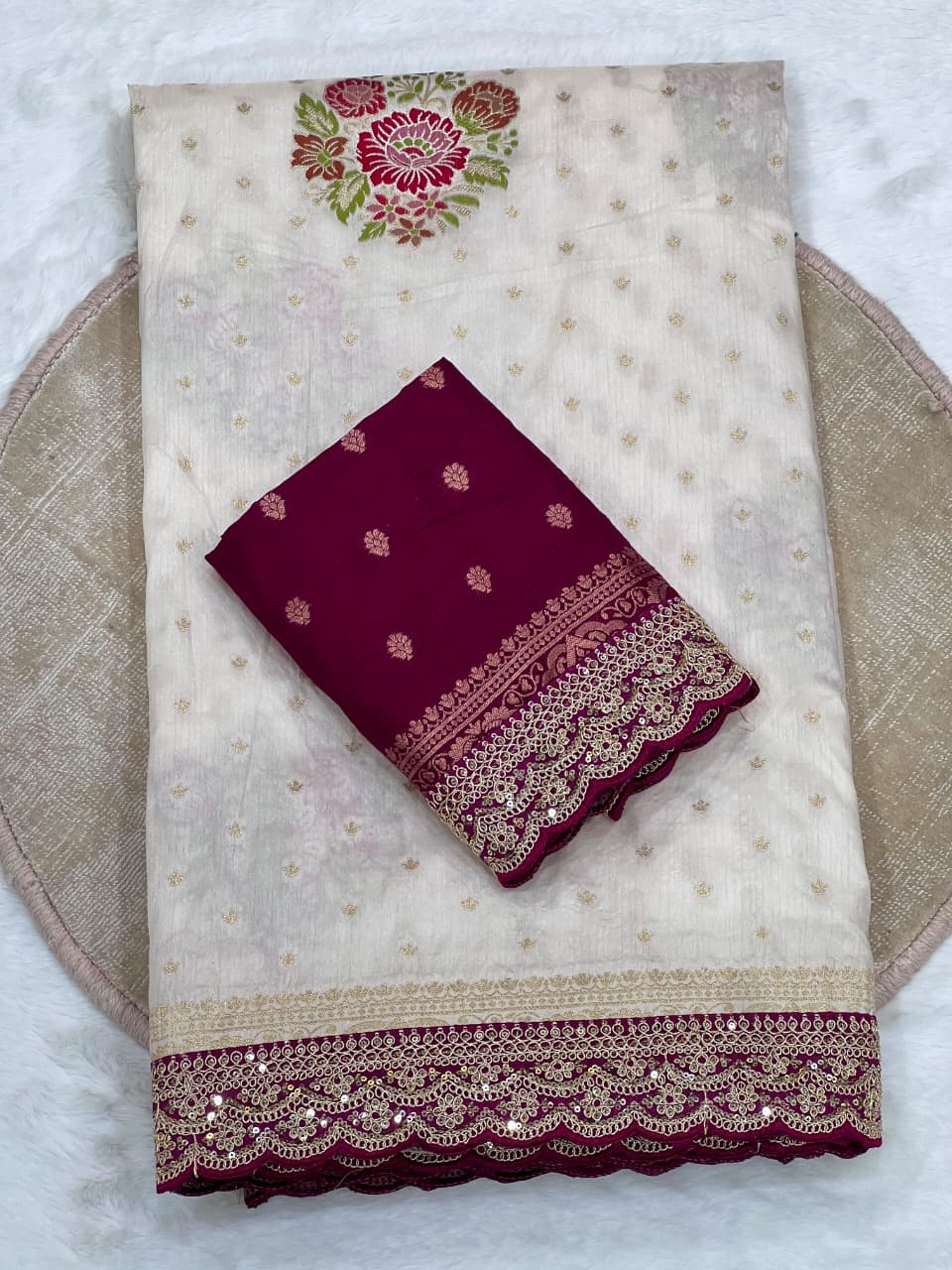 Noor-e-Banaras – Premium Dola Silk Saree