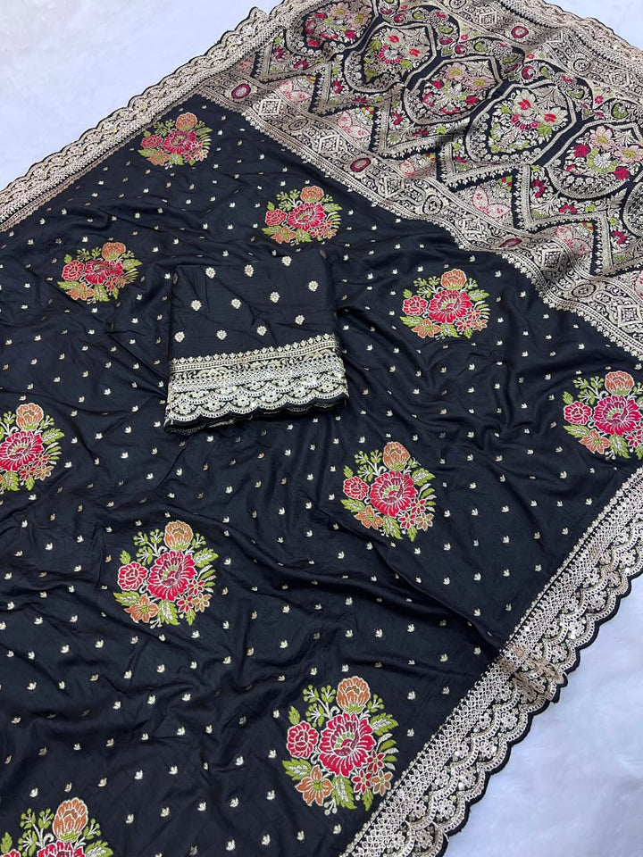 Noor-e-Banaras – Premium Dola Silk Saree