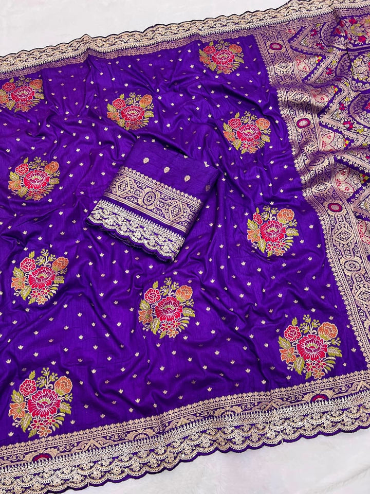 Noor-e-Banaras – Premium Dola Silk Saree