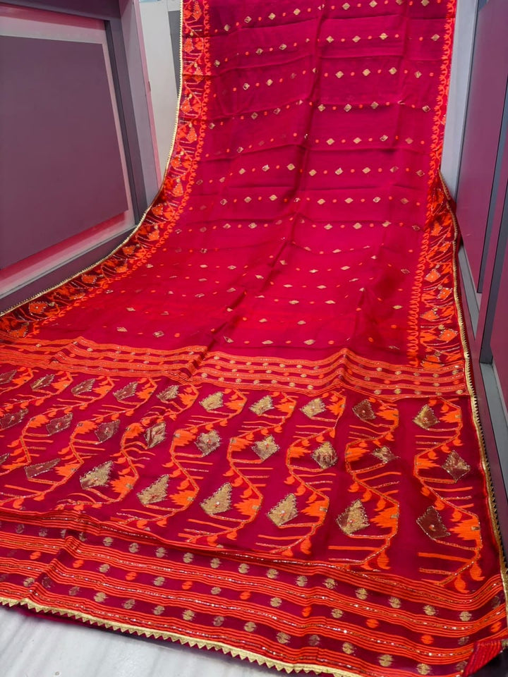 Rajmohini Katdana Jamdani Saree