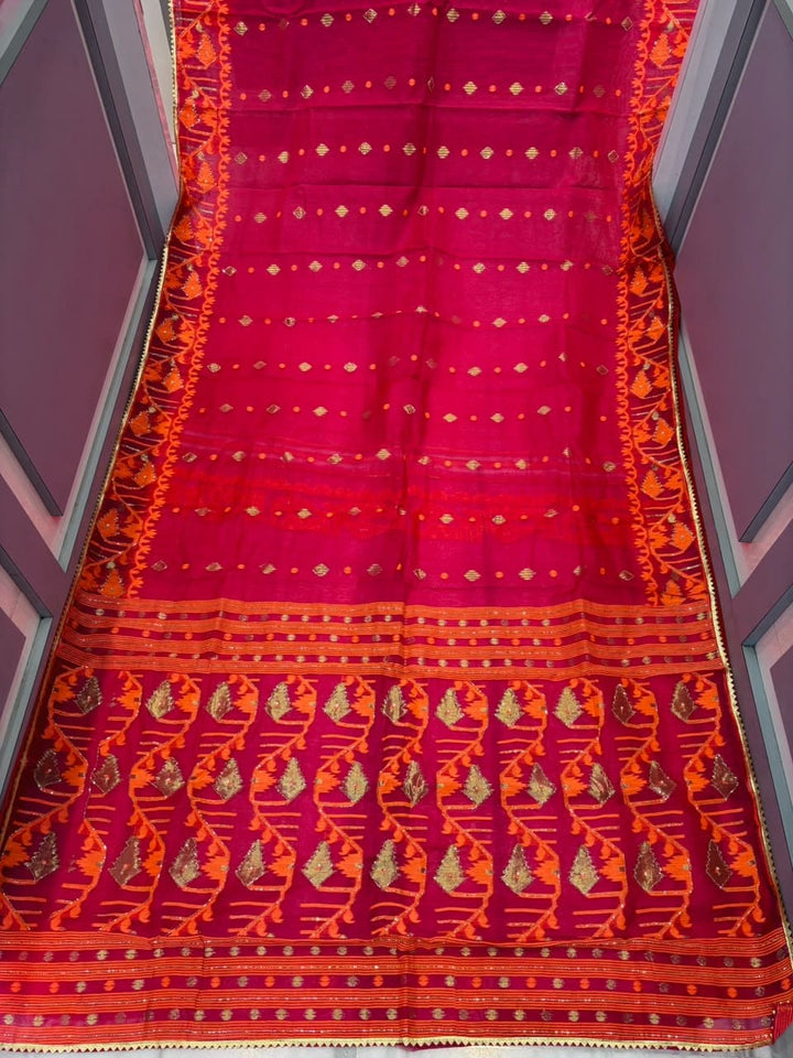 Rajmohini Katdana Jamdani Saree