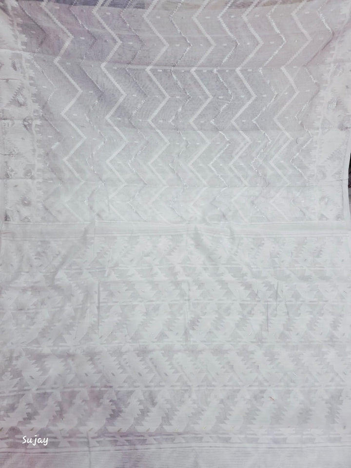 Roddur Rekha – Rays Of Sunlight Jamdani Saree