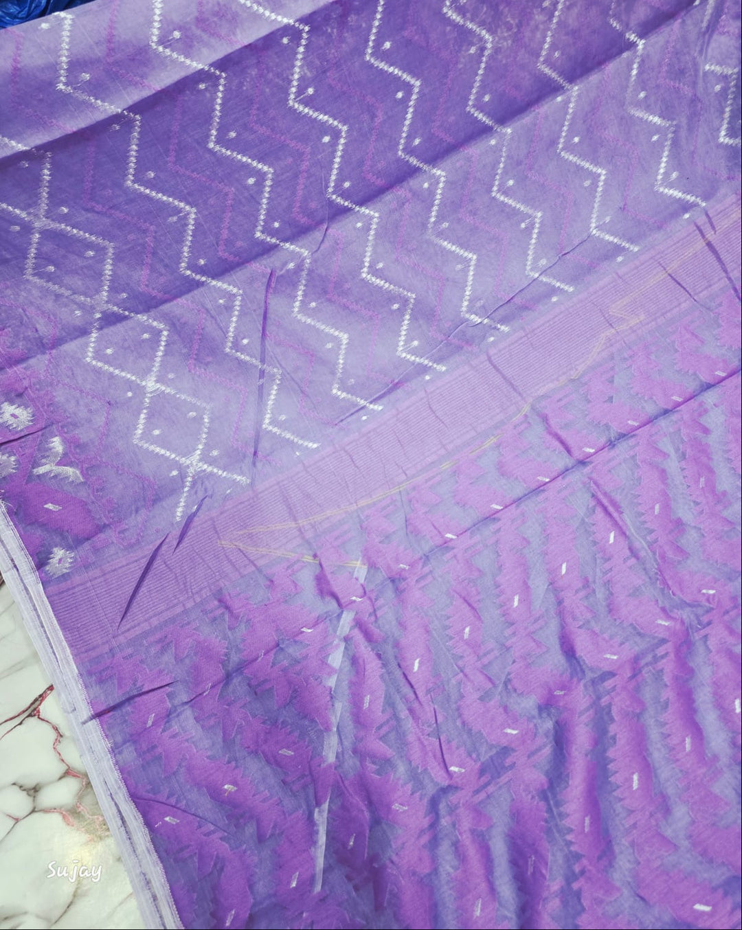 Roddur Rekha – Rays Of Sunlight Jamdani Saree