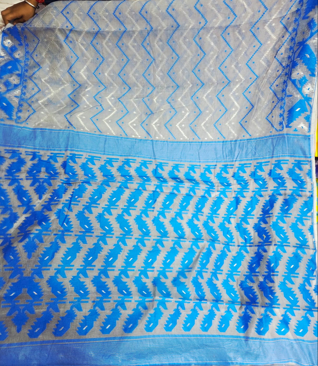 Roddur Rekha – Rays Of Sunlight Jamdani Saree