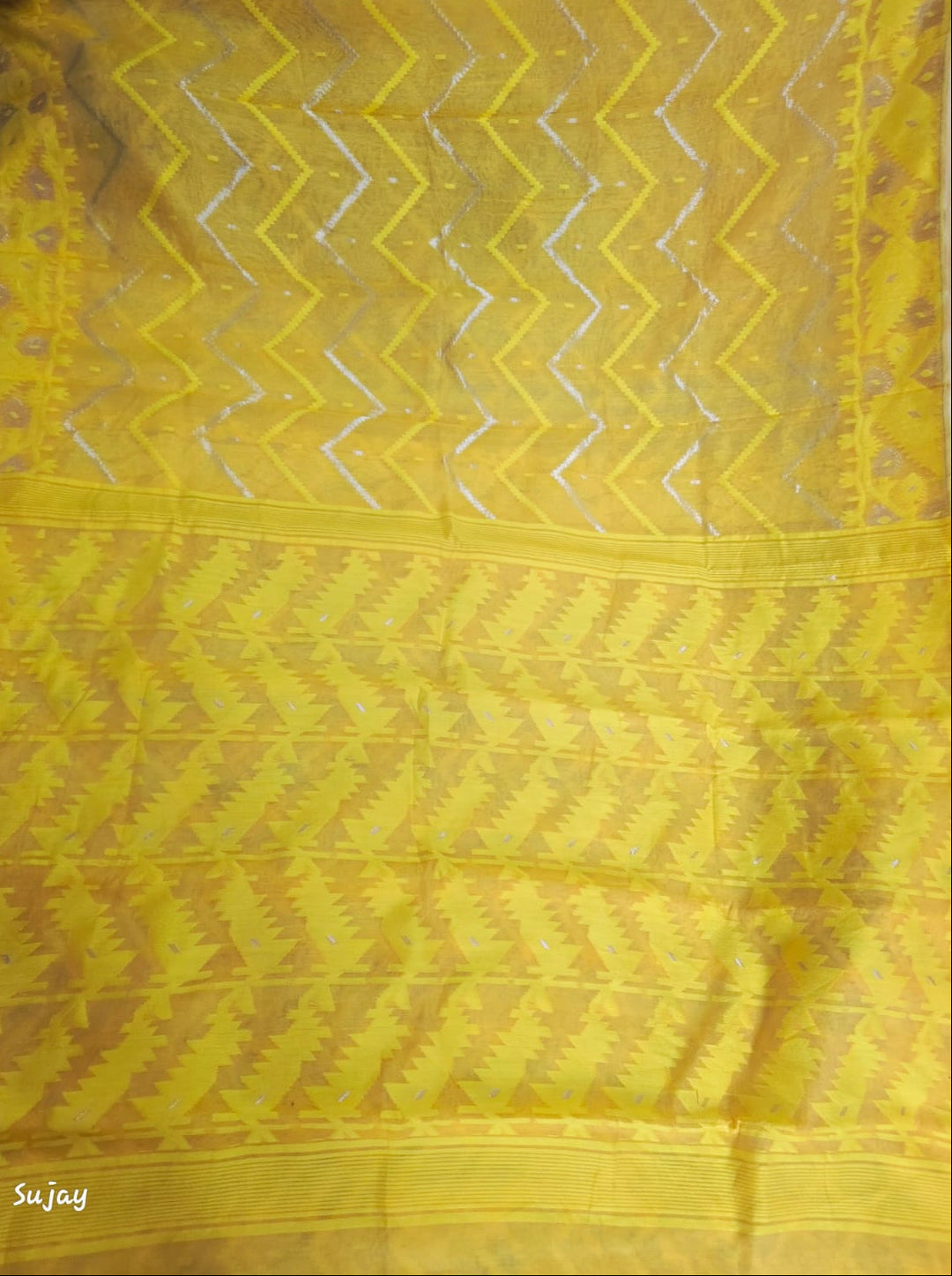 Roddur Rekha – Rays Of Sunlight Jamdani Saree