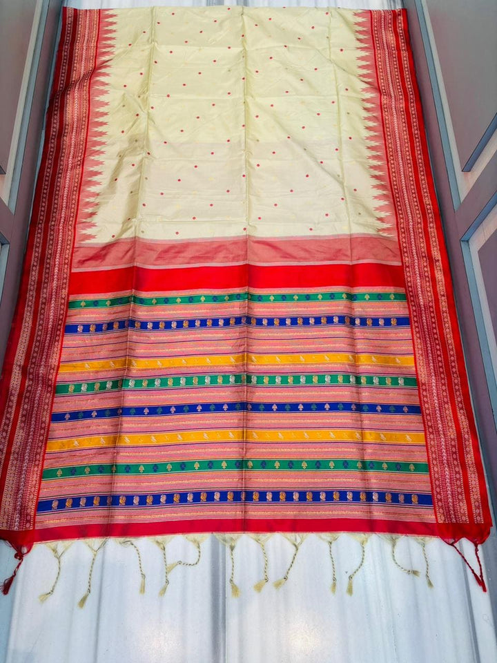 Whispers of Colour-Premium (Semi) Assam Silk Saree