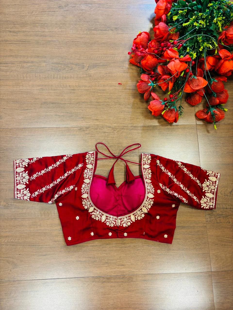 Fashion Fever Vichitra Silk Blouse
