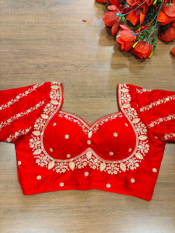 Fashion Fever Vichitra Silk Blouse