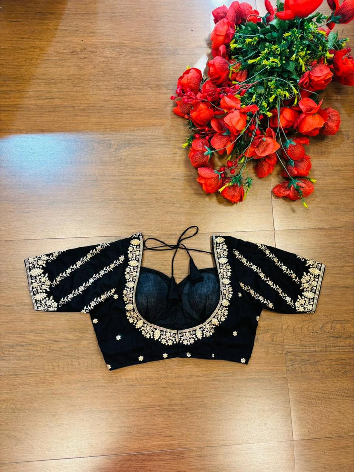 Fashion Fever Vichitra Silk Blouse
