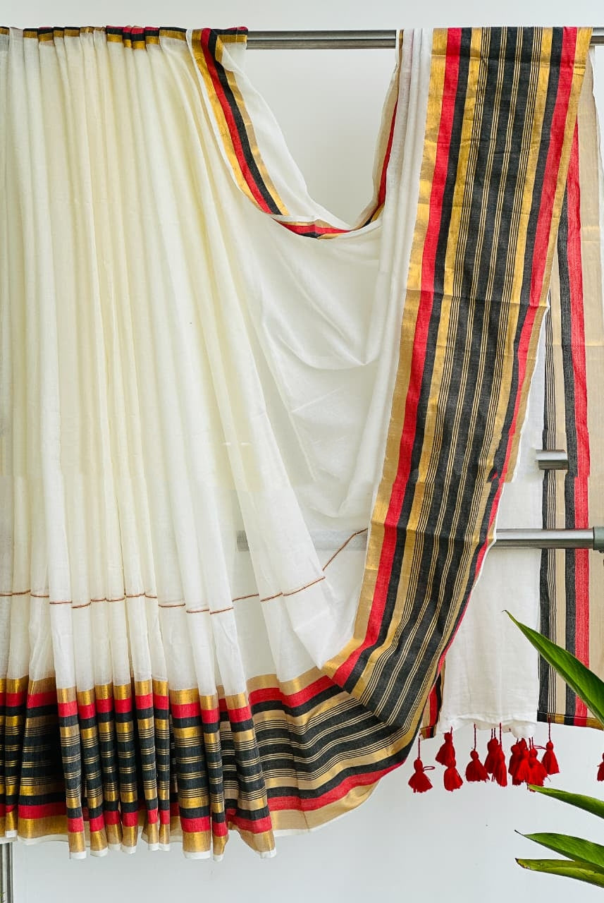 Mahalakshmi Mul Cotton Saree 🌸