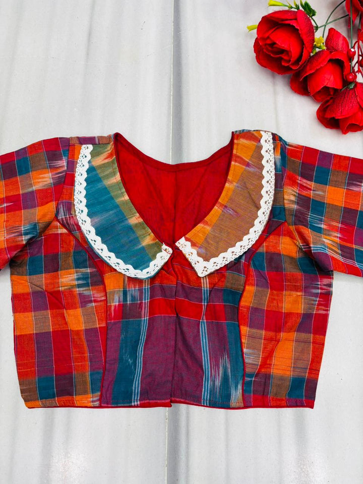 The Art of Detail- Lace Blouse With Baby Collar