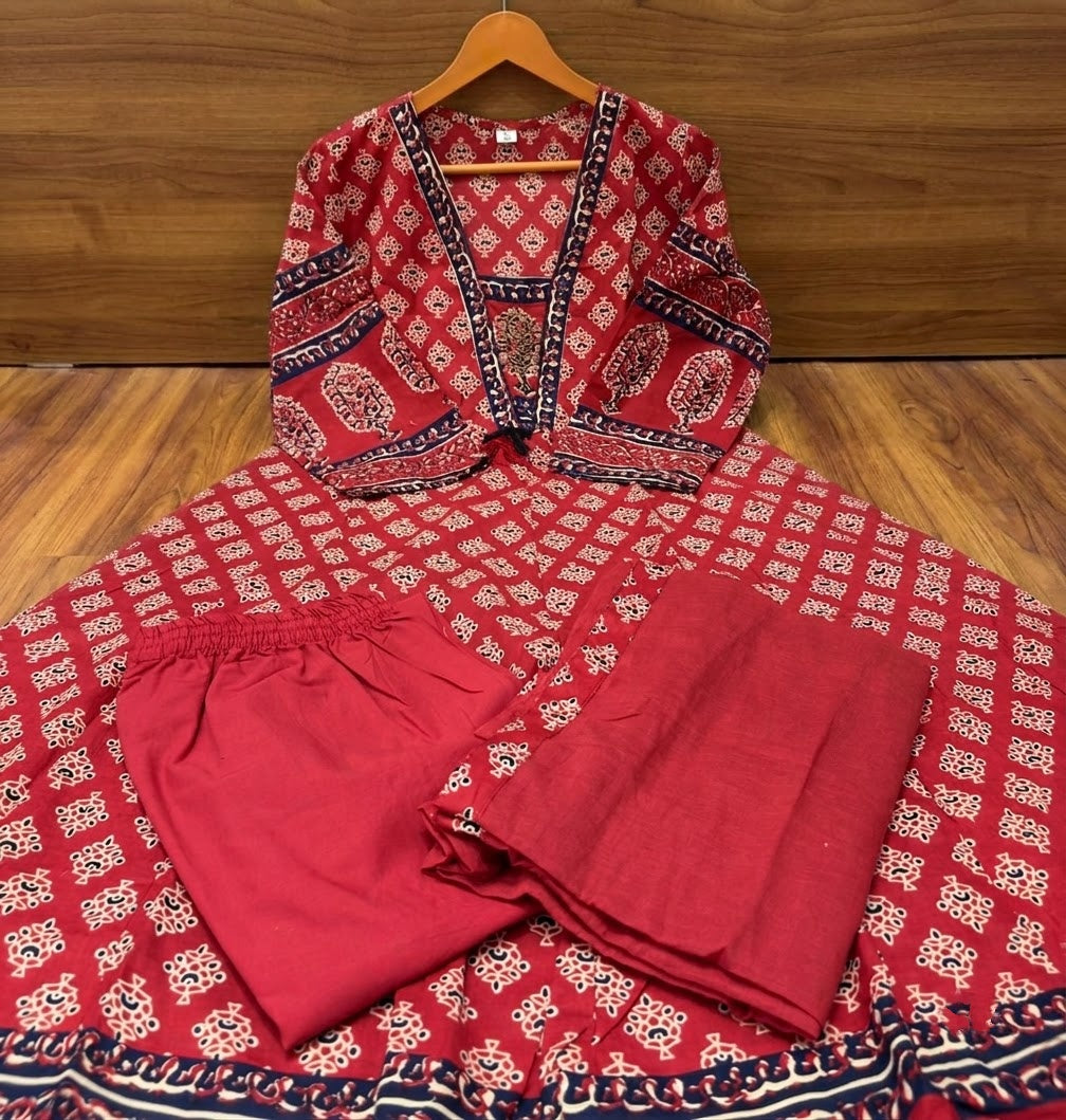 Luna Grace Cotton Kurti Set