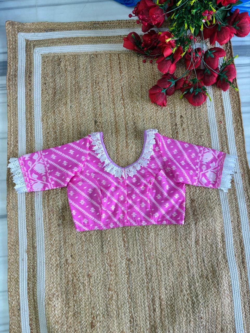 🌸Rasleela Jamdani Blouse 🌸