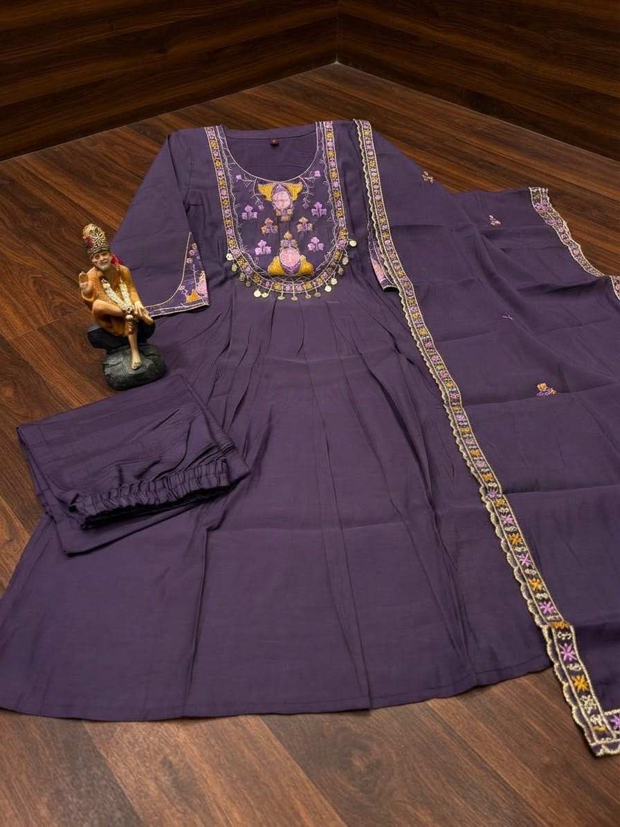 Evie Charm - 3 Piece Cotton Kurti Set