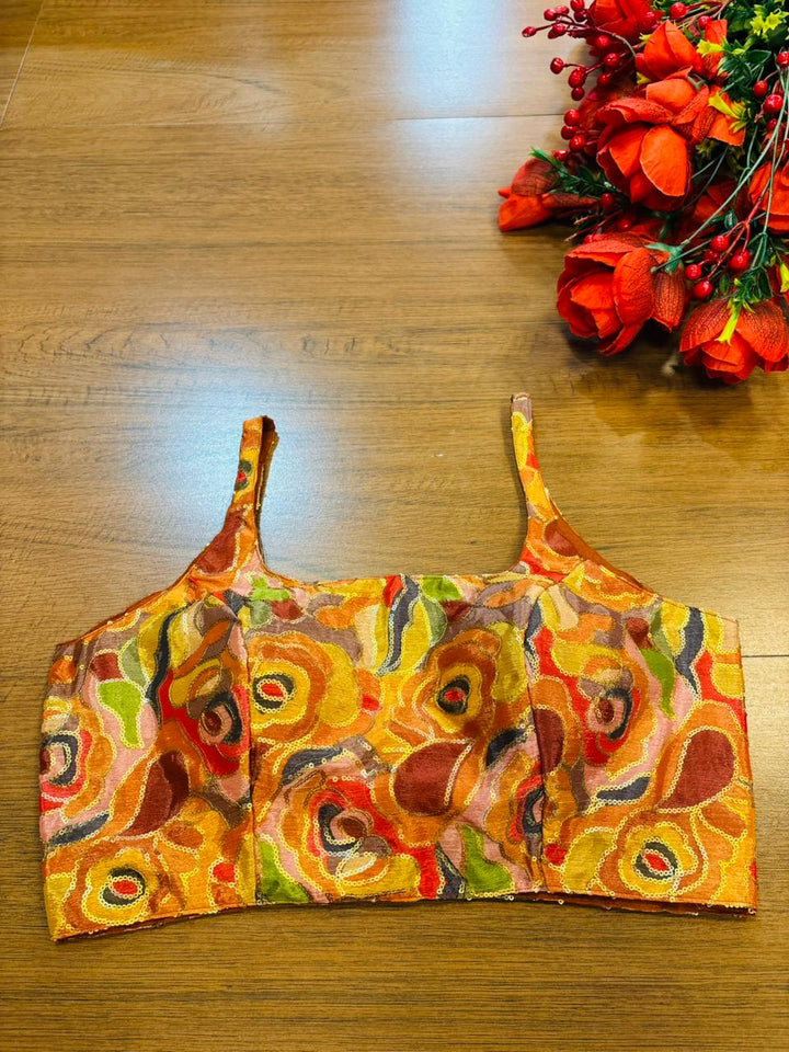 Rosavelle Designer Fancy Silk Sequin Blouse