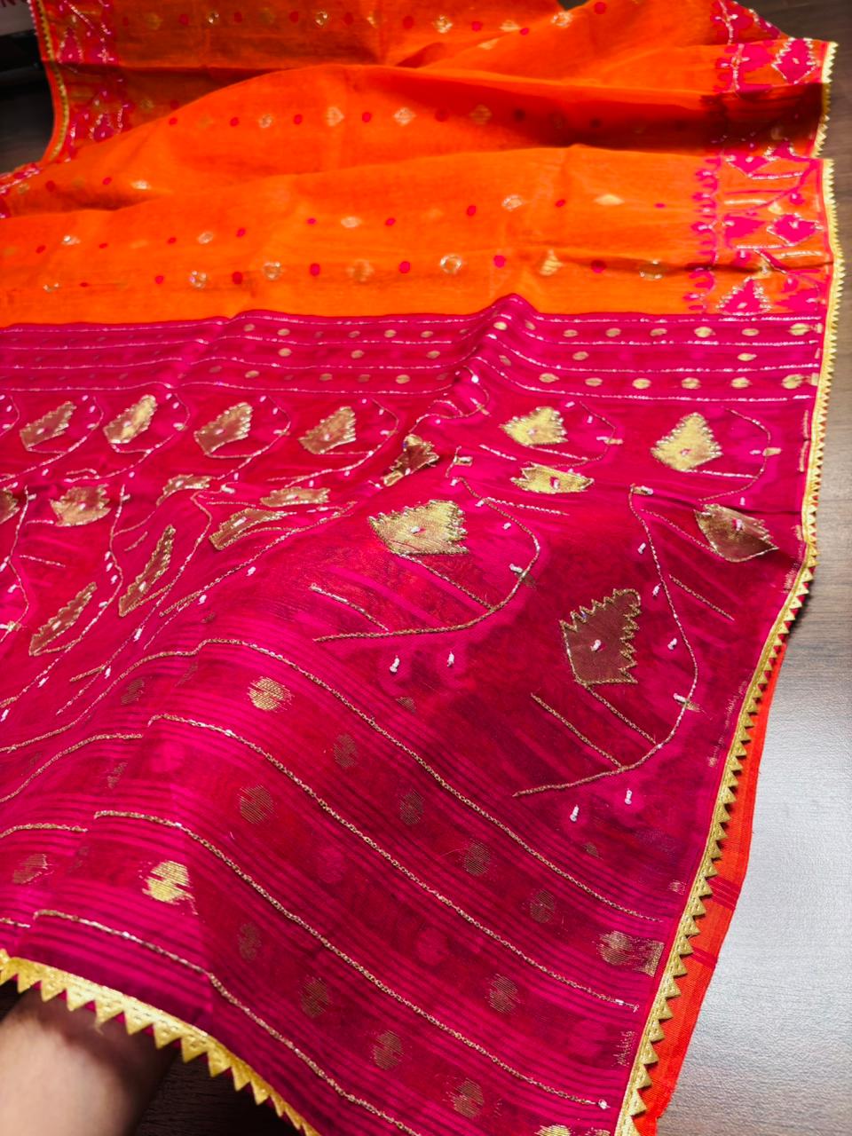 Sonar Alo  Katdana Jamdani Saree