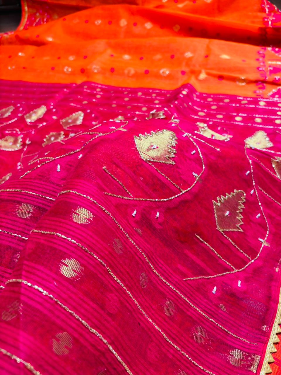 Sonar Alo  Katdana Jamdani Saree