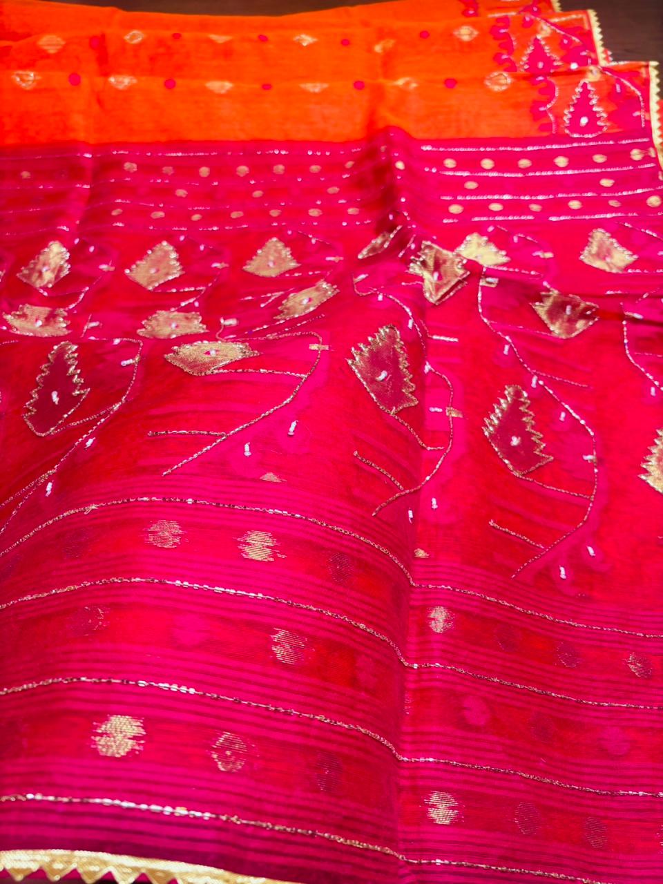 Sonar Alo  Katdana Jamdani Saree