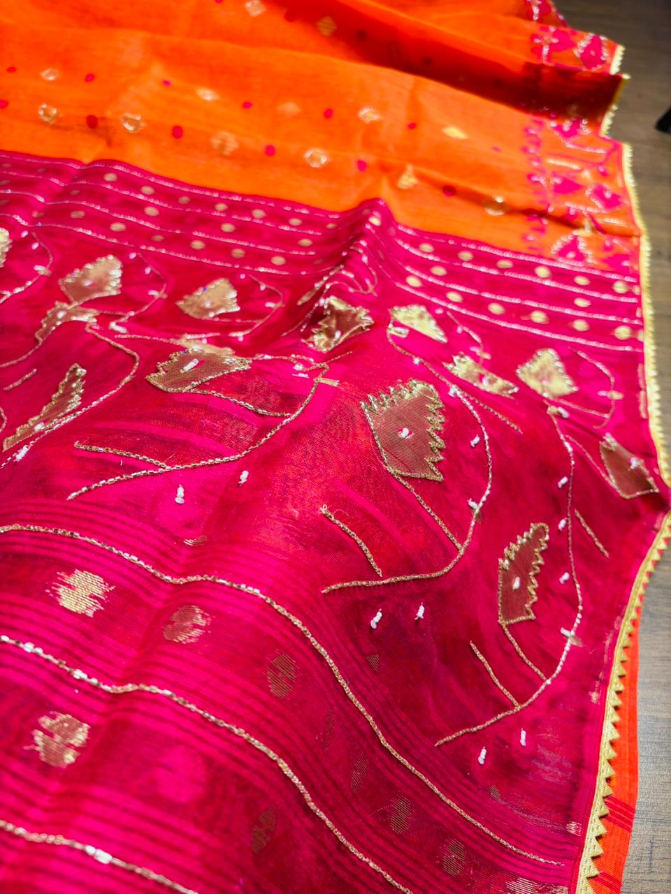 Sonar Alo  Katdana Jamdani Saree