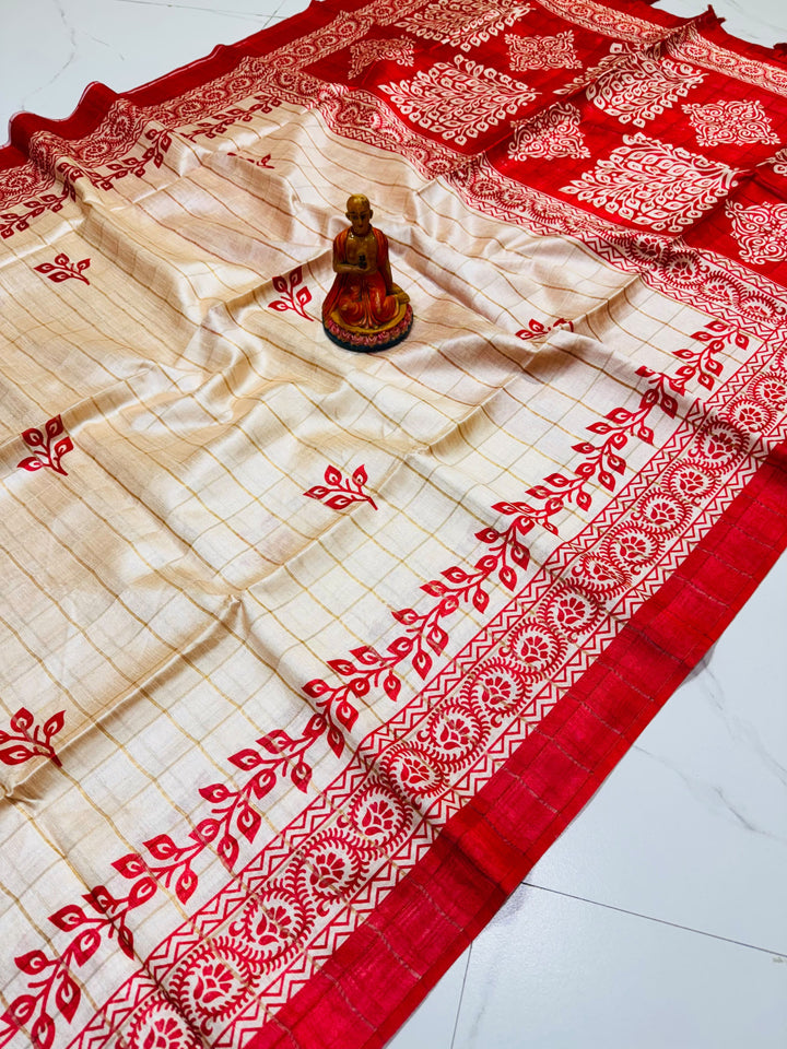 Sucharita -Semi Tussar Silk Saree